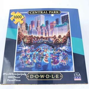 New Dowdle Central Park Puzzle 1000 Pieces New York Folk Art Puzzle